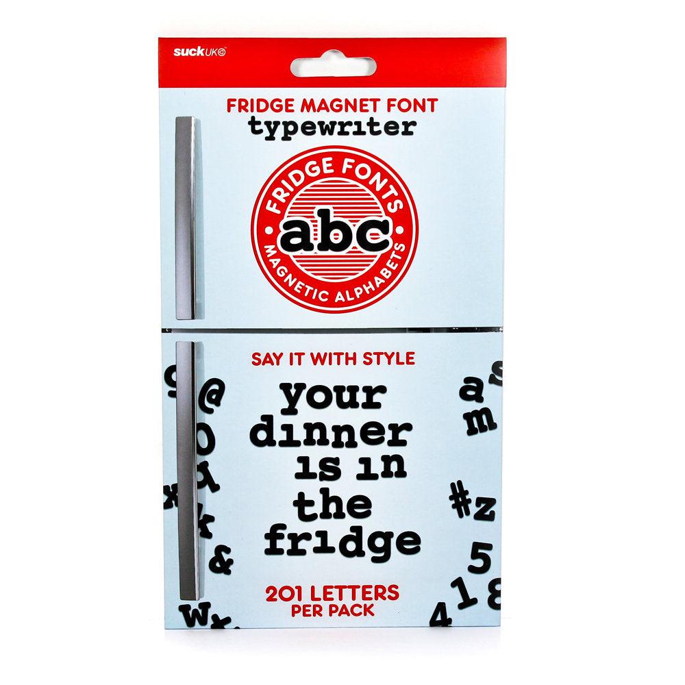SUCK UK Fridge Fonts Magnets SUCK UK Fridge Fonts Magnets