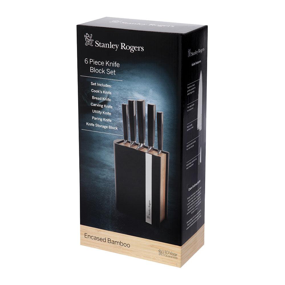 Buy Stanley Rogers 6pc Quick Draw Knife Block 6 Piece at Barbeques Galore.
