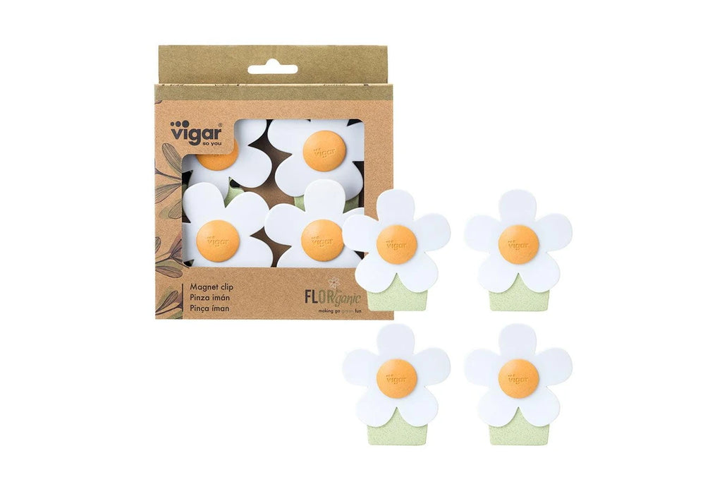 Vigar Florganic Magnet Clip 4pc