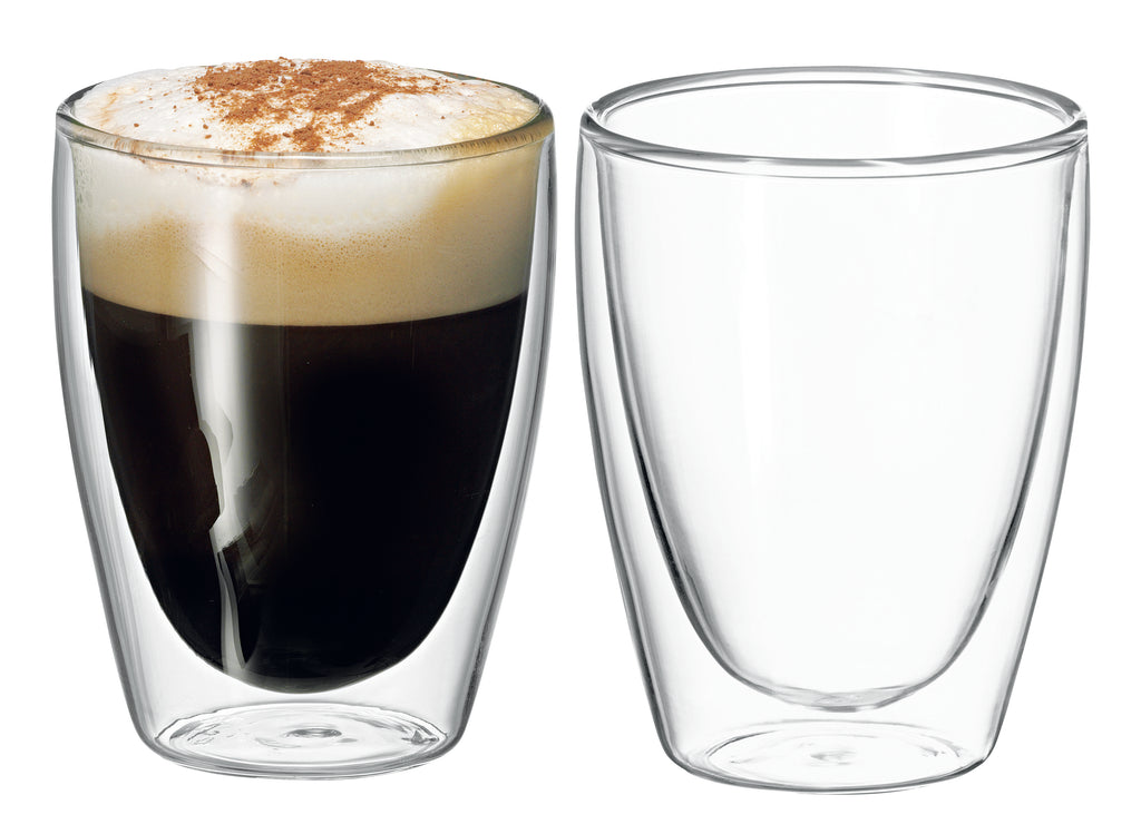 Avanti Caffe Twin Wall Glass 250ml / 2pk