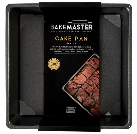 Bakemaster Square Cake Pan 23cm - everything kitchen