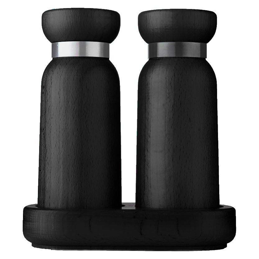 Icon Chef Bayeux Salt and Pepper Set Black