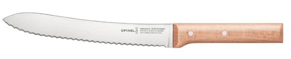 Opinel Parallele Bread Knife 21cm - Beechwood - everything kitchen