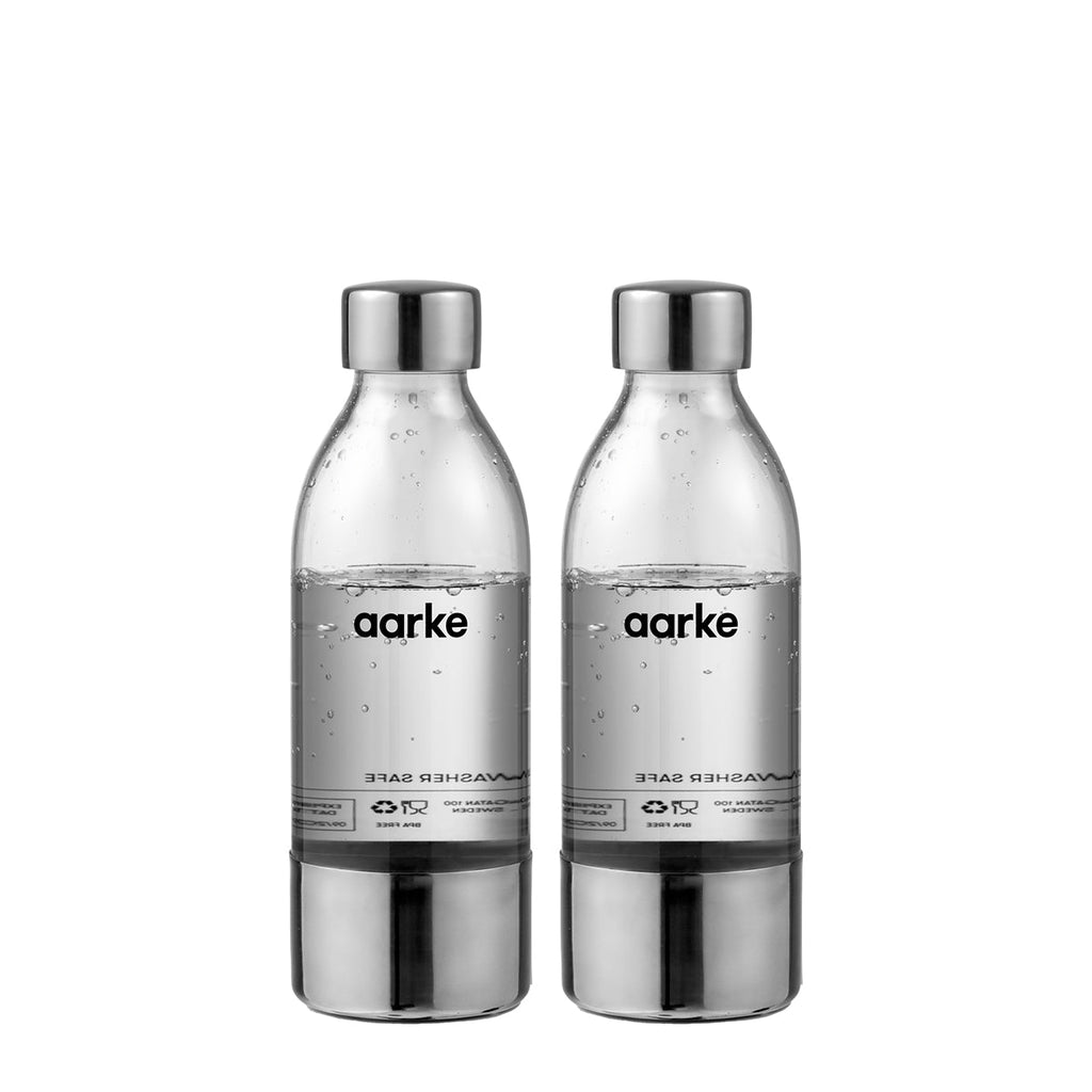 Aarke PET Water Bottle 2pk - Small (Max 650ml Capacity)