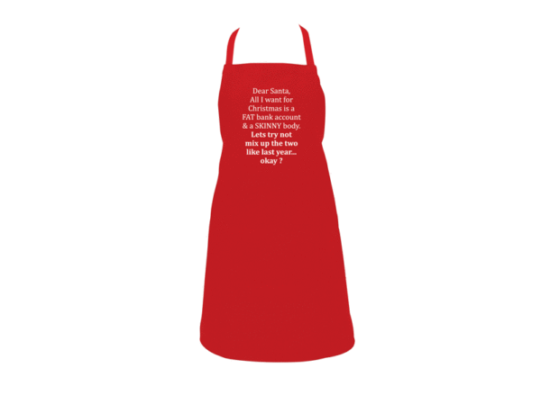 Annabel Trends Christmas Screen Print Apron