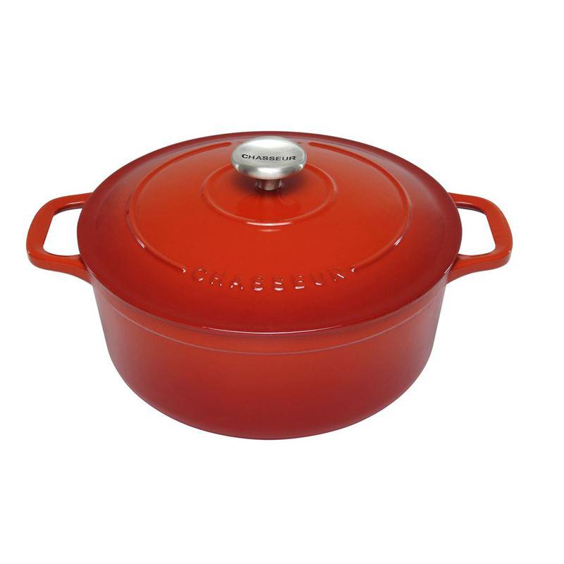 Chasseur Round French Oven Inferno Red 28cm / 6.1L
