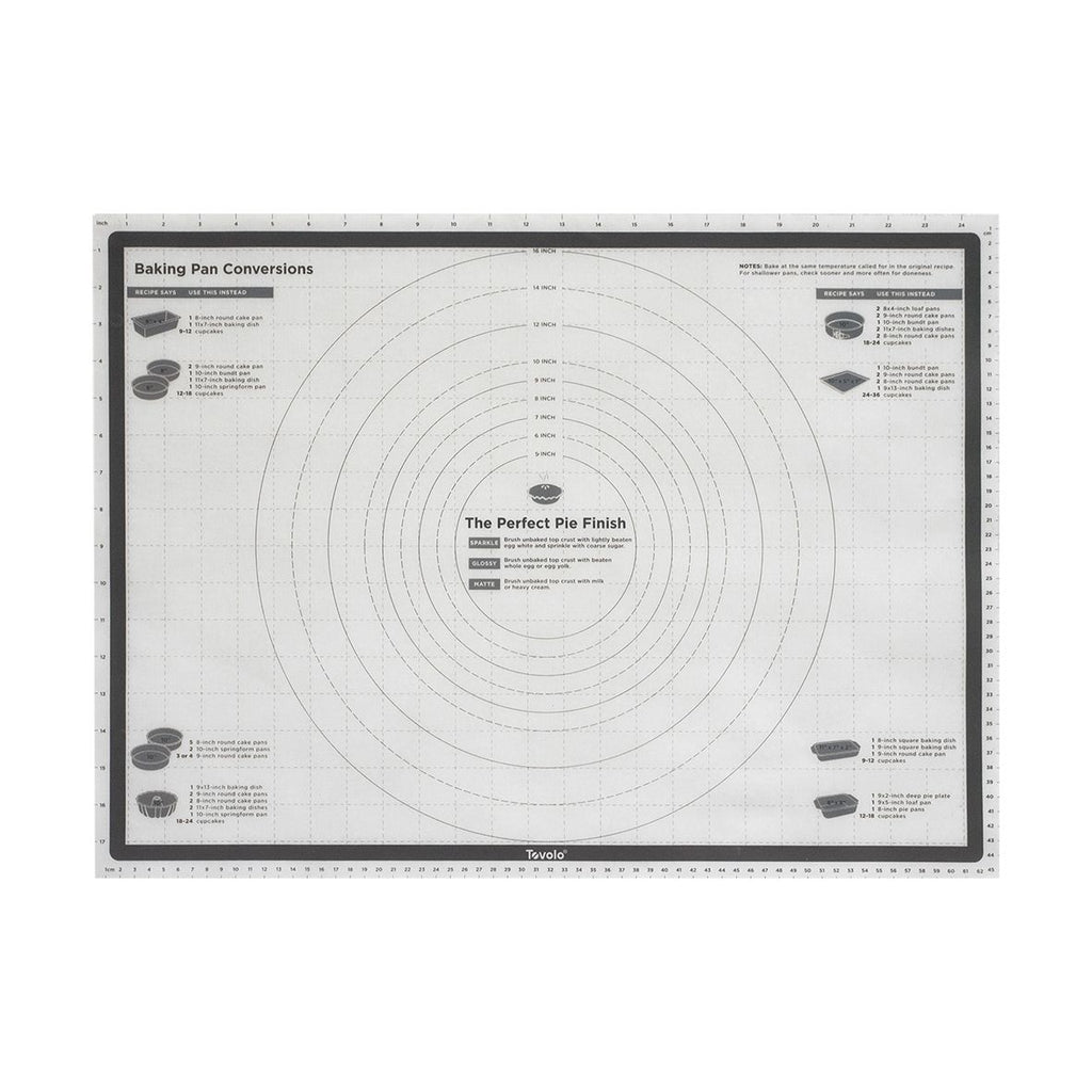 Tovolo Pastry Mat Silicone "Truebake" Charcoal