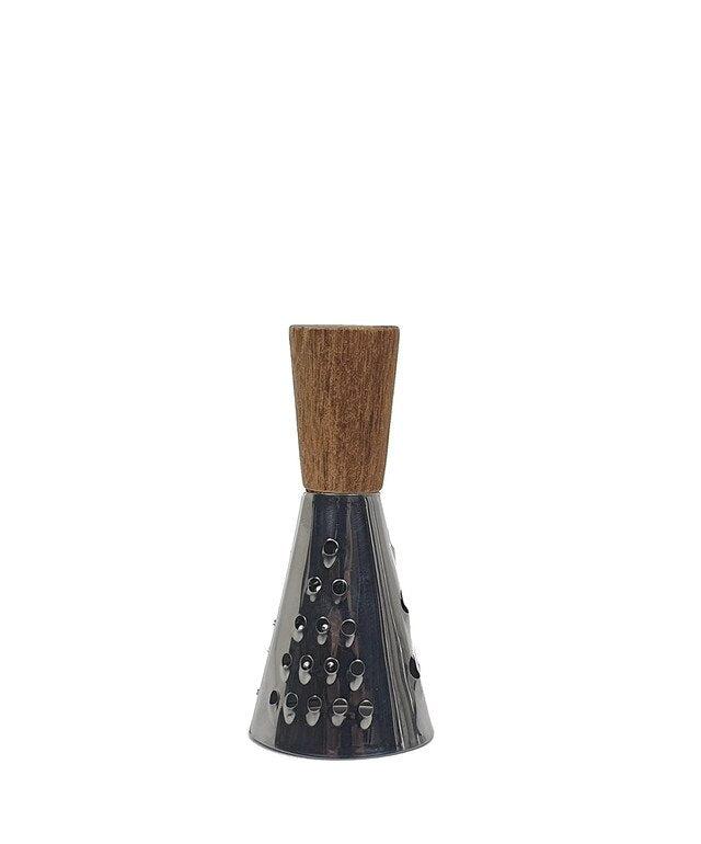 Classica Grater Acacia + Stainless Steel 10cm