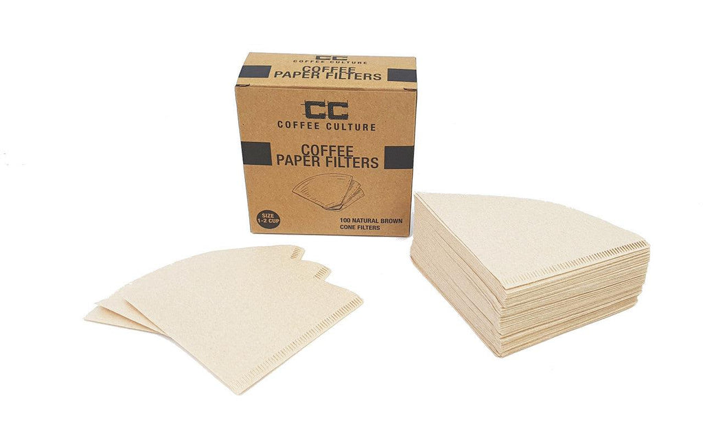 Coffee Culture Coffee Paper Filters Pk 100 1-2 Cups