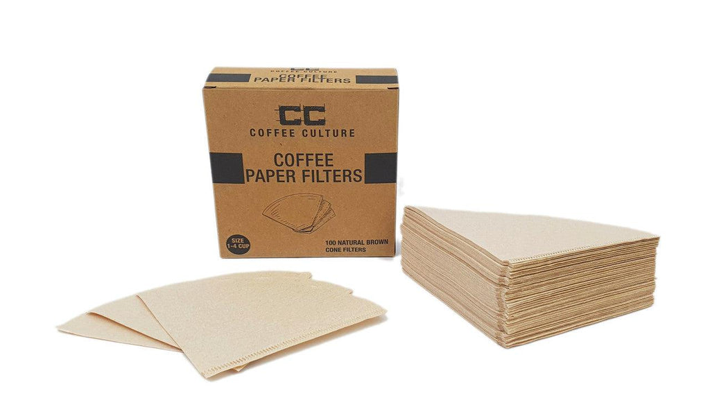 Coffee Culture Coffee Paper Filters Pk 100 1-4 Cups