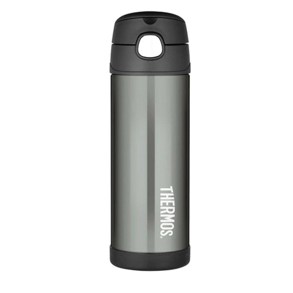 Thermos Funtainer 470ml Drink Bottle - Charcoal