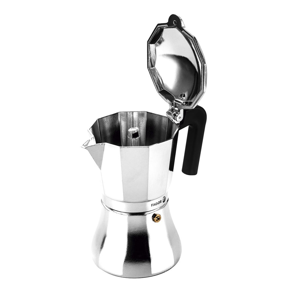 Fagor Cupy Induction Alum Espresso Maker 12 Cup