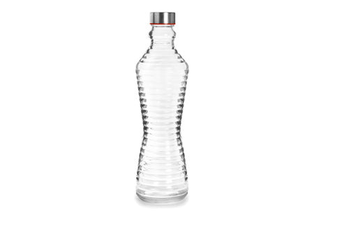 Ibili Line Bottle 1L (Glass with Stainless Steel Cap)