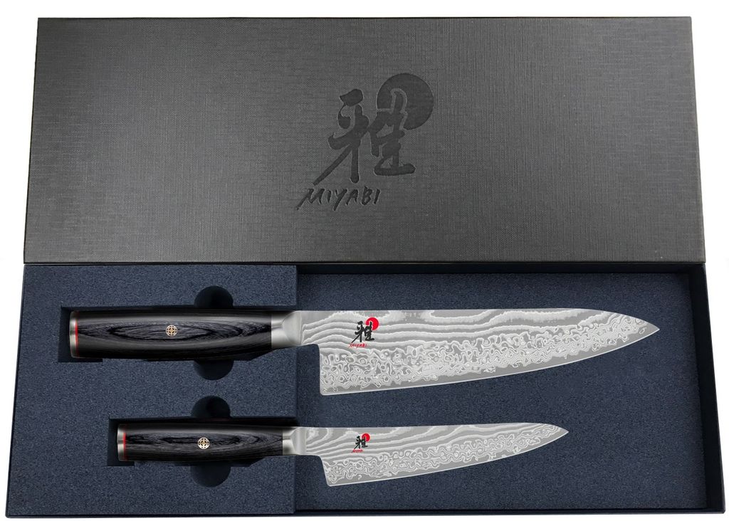 Miyabi 5000FCD Knife Set 2pc (13cm Shotoh + 20cm Gyutoh Chef)