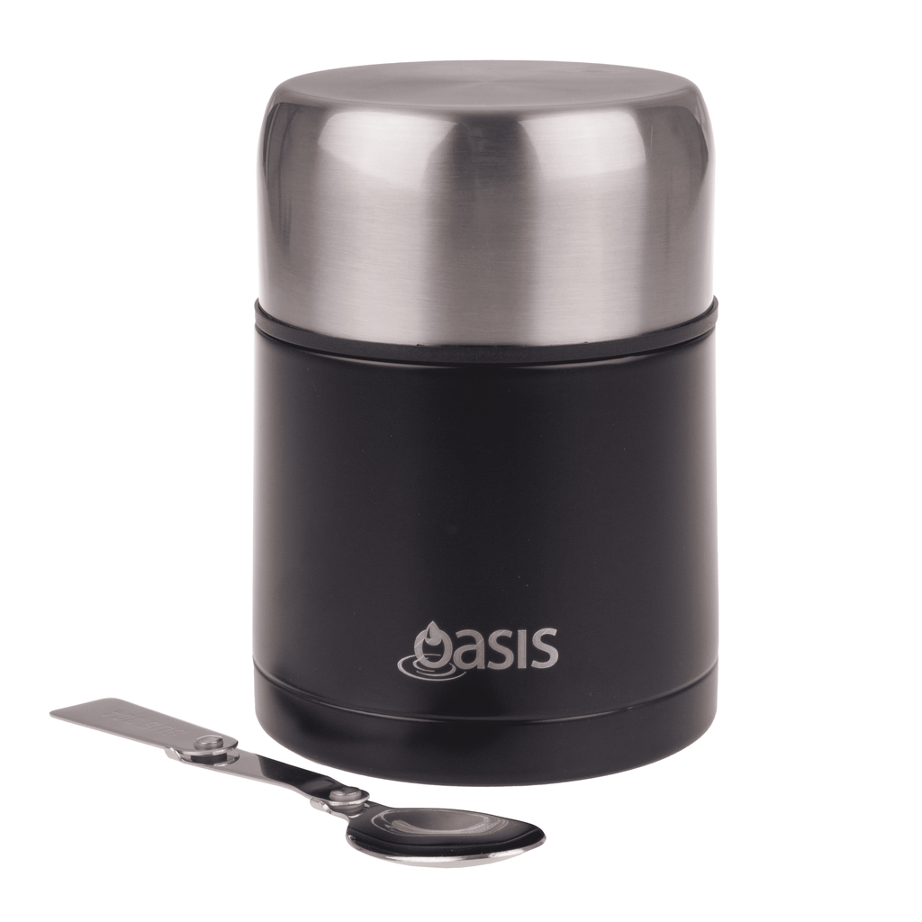 Oasis Food Flask 600ml - Black