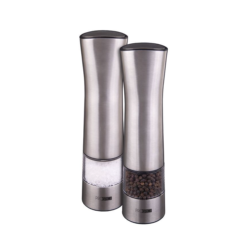 ProSpice Apollo Electric Salt and Pepper Mills Stainless Steel