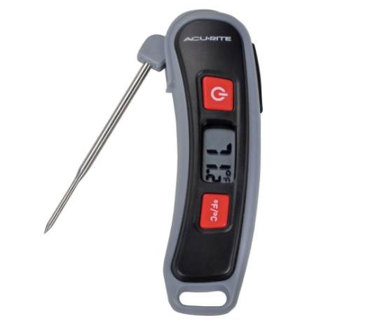 AcuRite Digital Instant Read Thermometer With Folding Probe