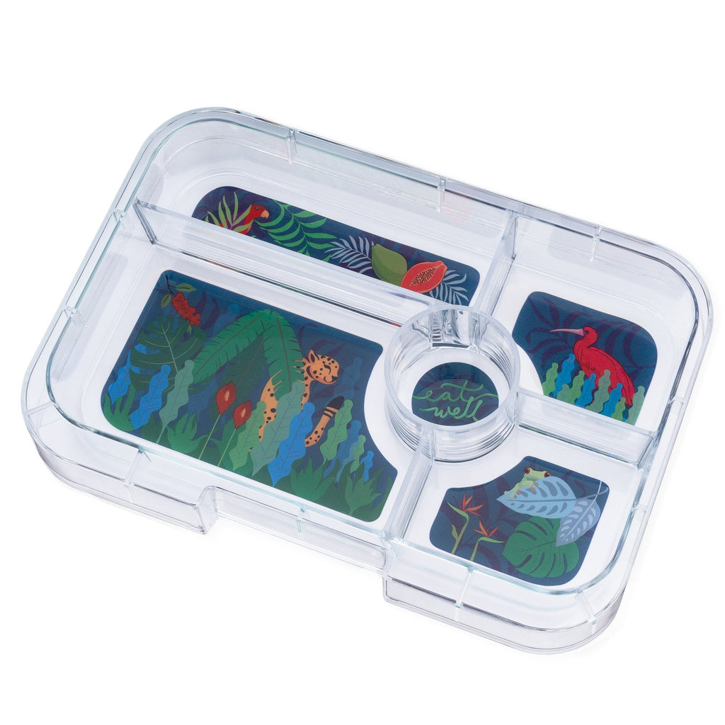 Yumbox 5 Compartment Tray Only for Tapas - Jungle