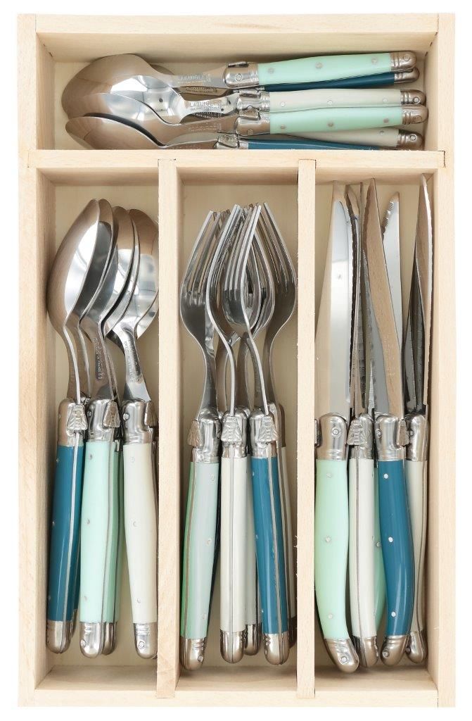 Laguiole Debutant Cutlery 24pc St Tropez